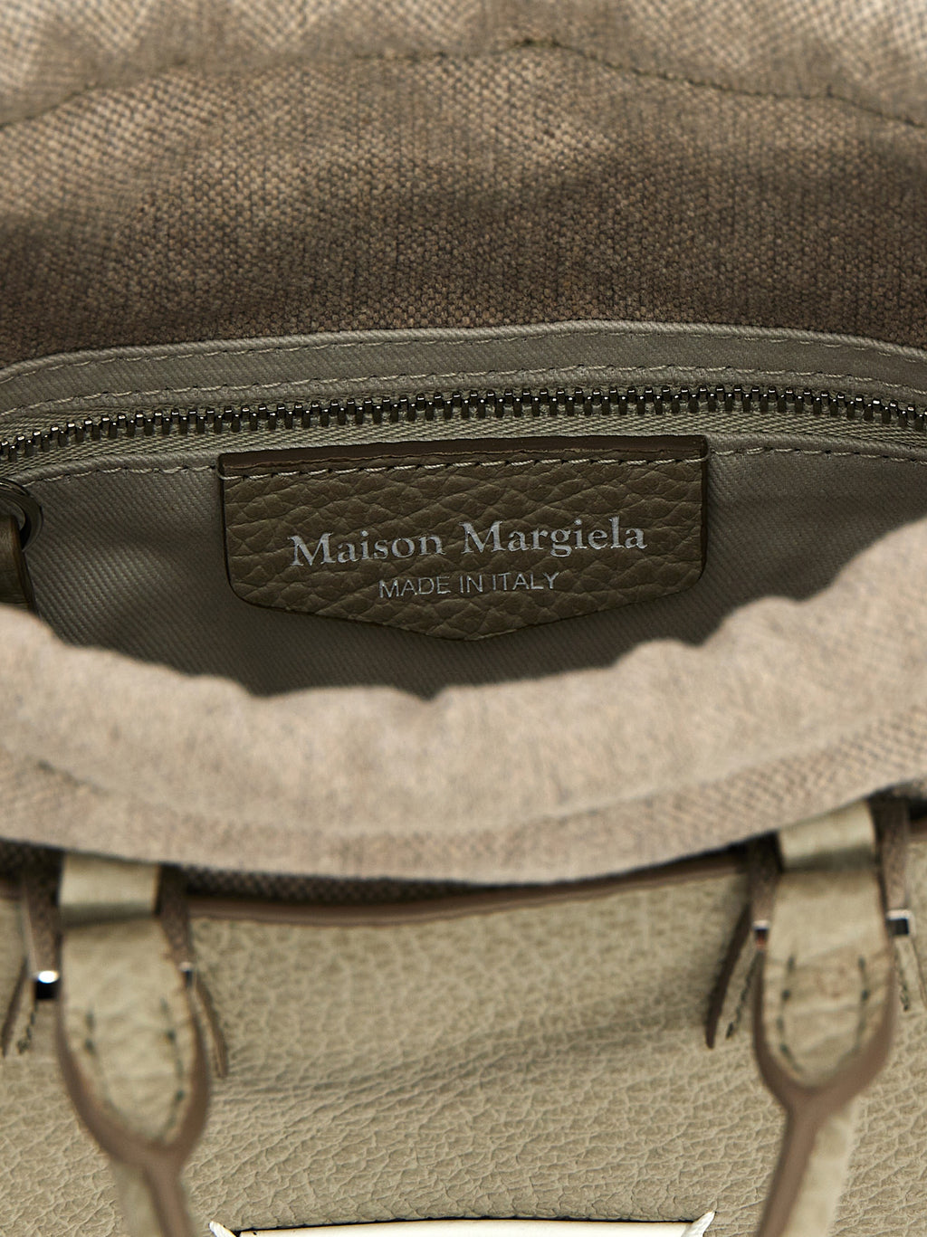 Gray Calfskin Handbag