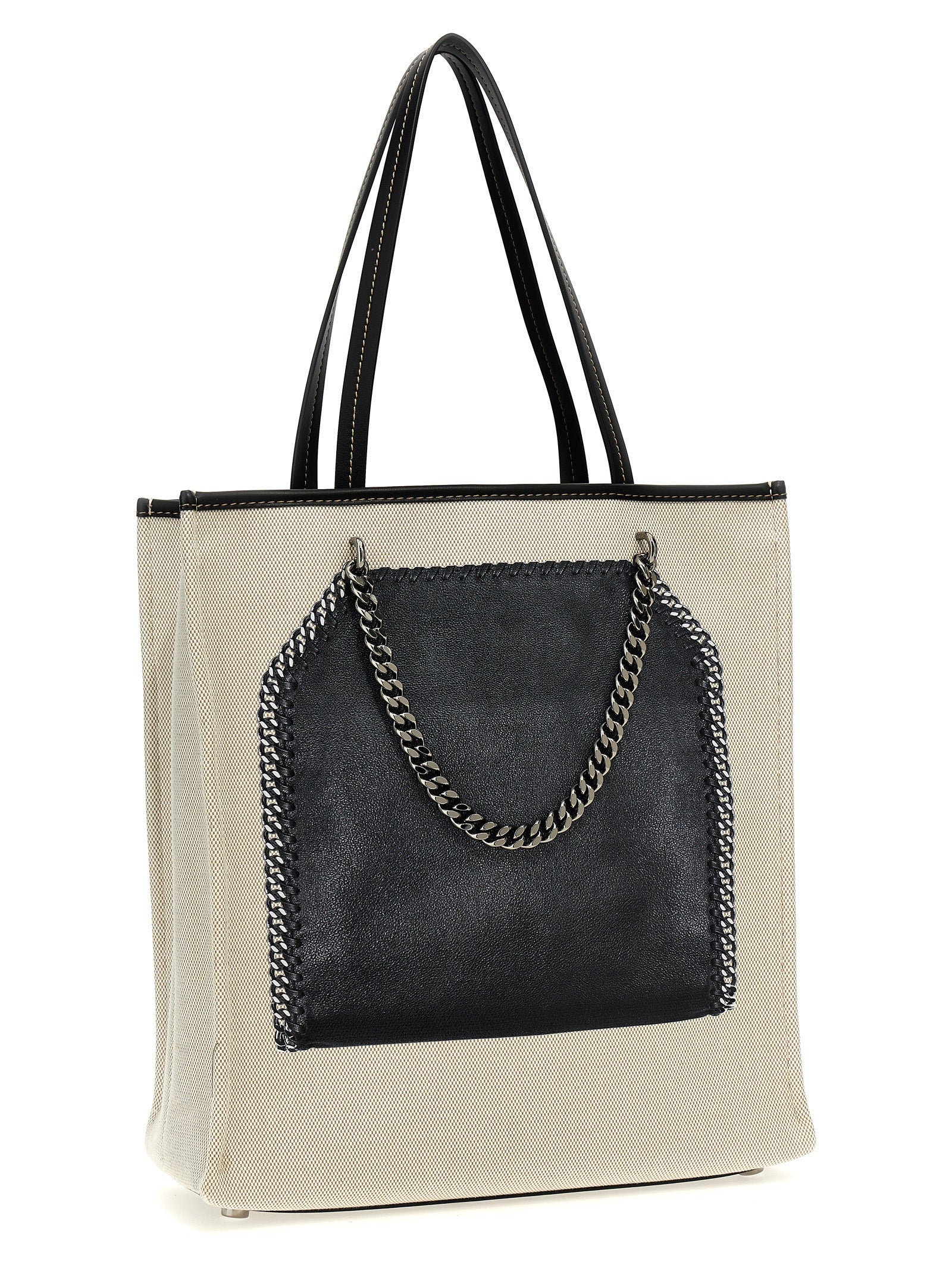 Falabella Trompe L’Oeil Cotton Canvas Tote