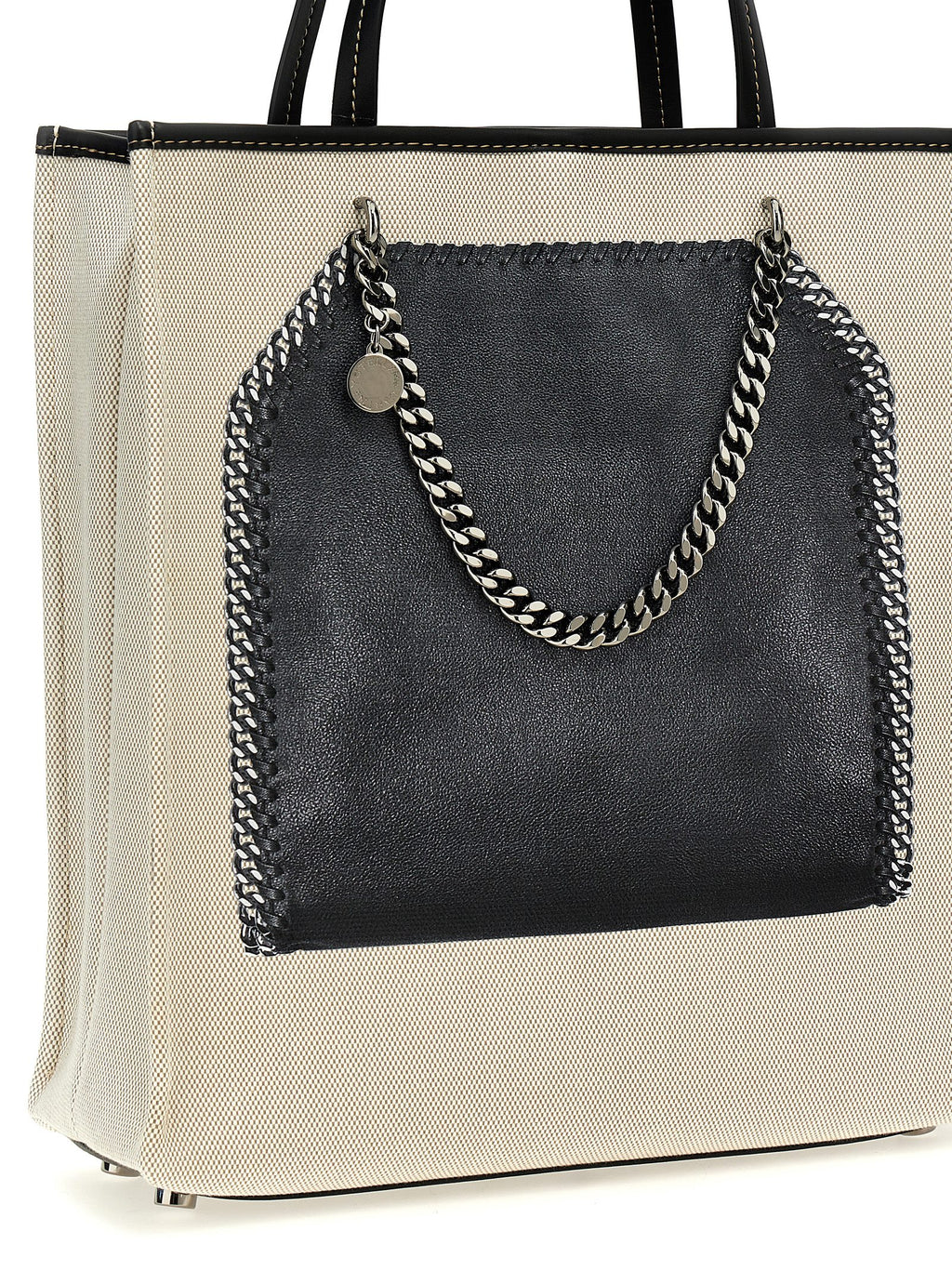 Falabella Trompe L’Oeil Cotton Canvas Tote