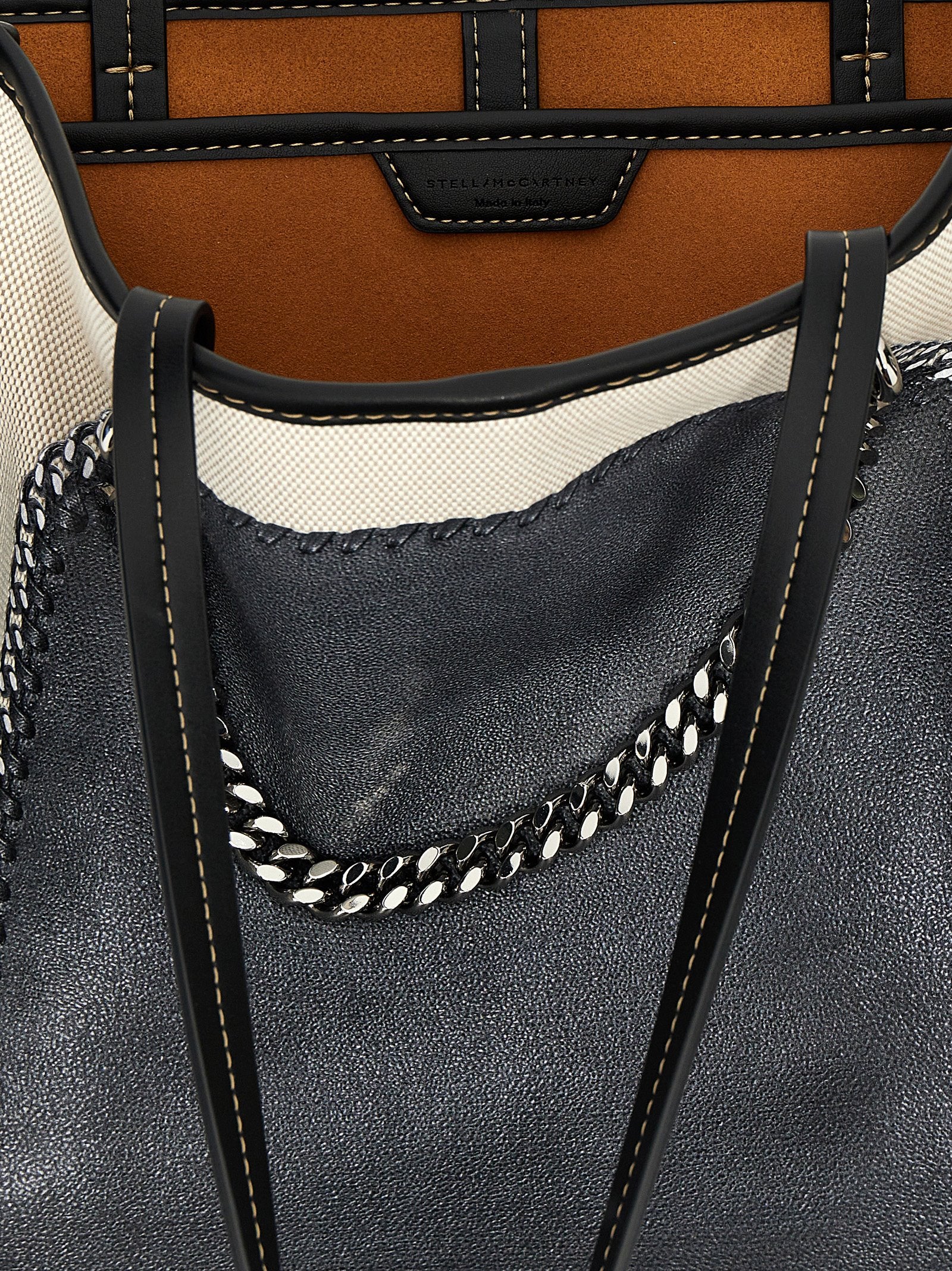 Falabella Trompe L’Oeil Cotton Canvas Tote