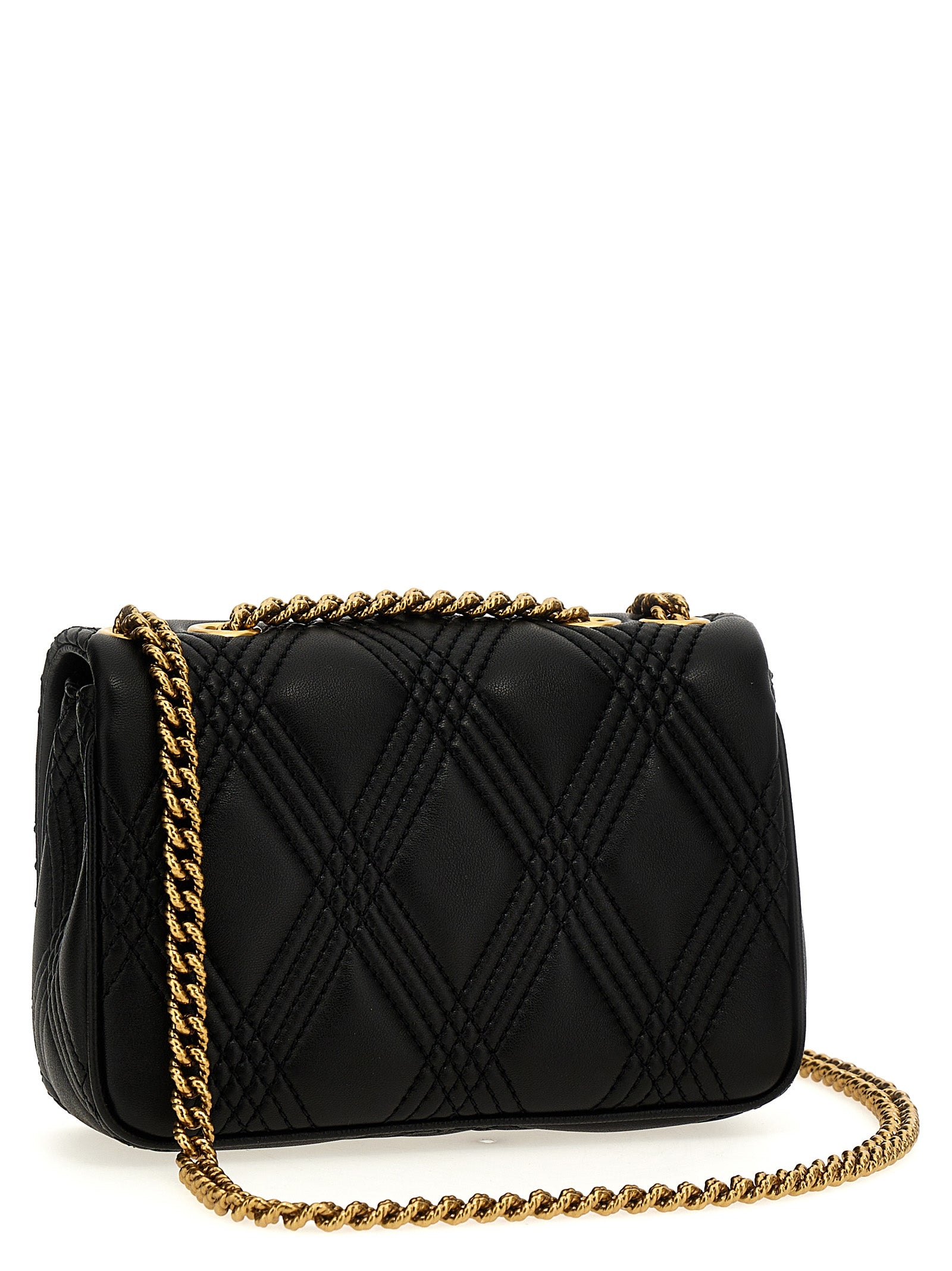 Black Lamb Leather Quiltie 67 Shoulder Bag