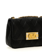 Black Lamb Leather Quiltie 67 Shoulder Bag