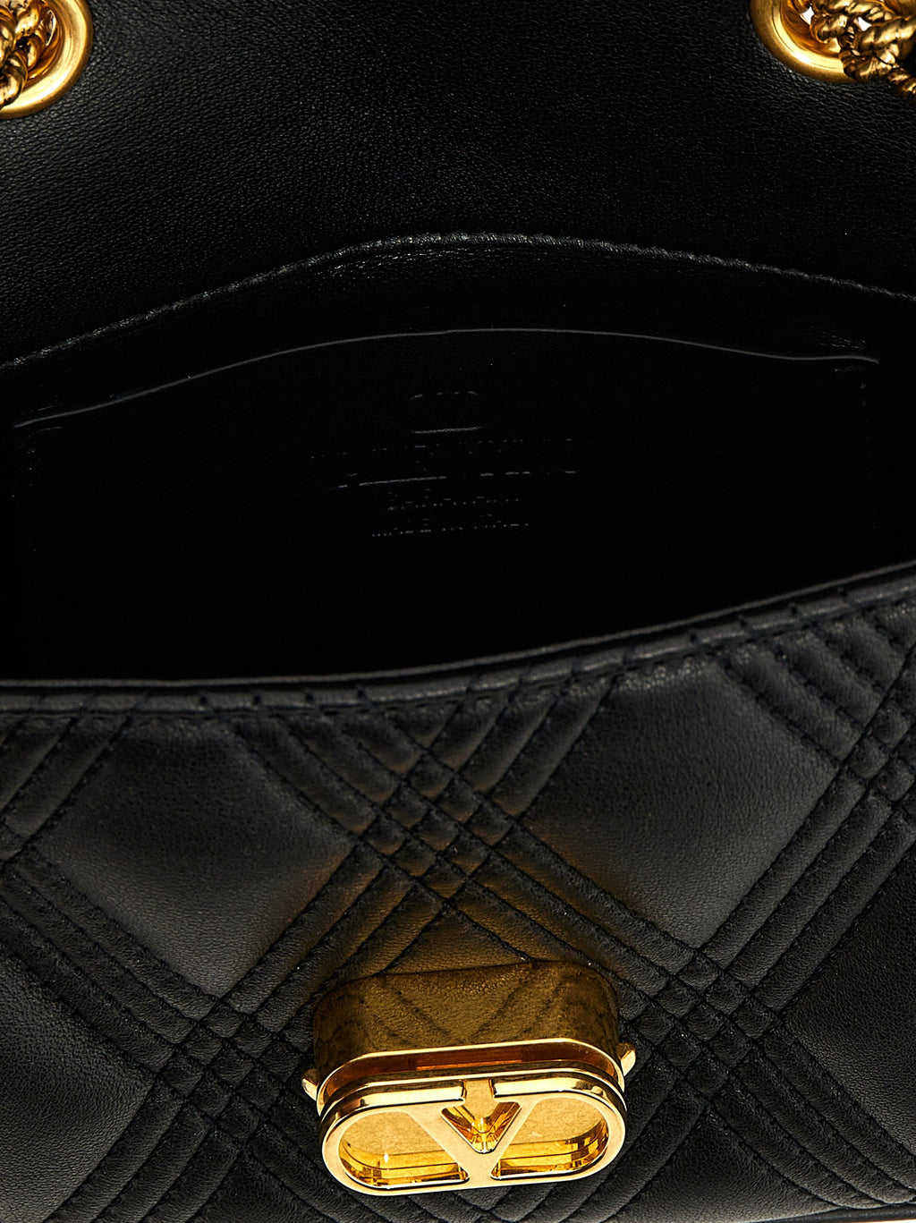 Black Lamb Leather Quiltie 67 Shoulder Bag