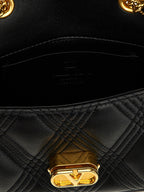 Black Lamb Leather Quiltie 67 Shoulder Bag