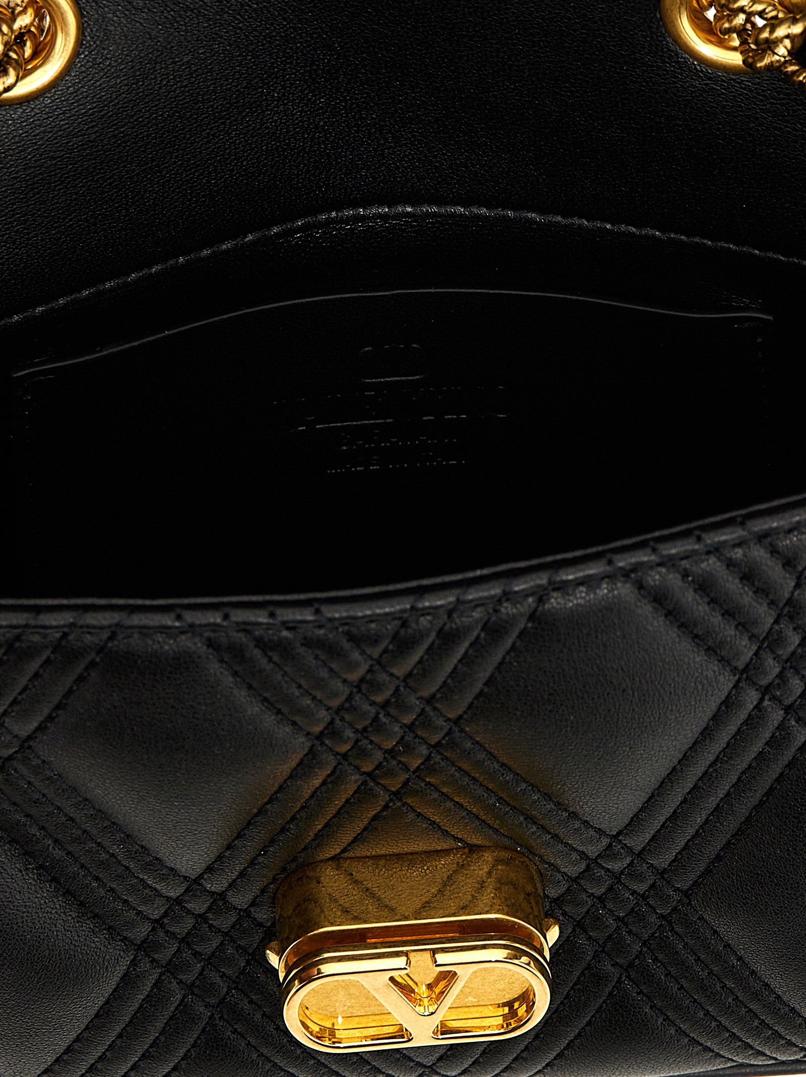 Black Lamb Leather Quiltie 67 Shoulder Bag