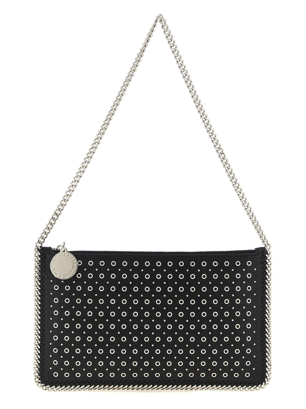 Black Polyester Shoulder Bag