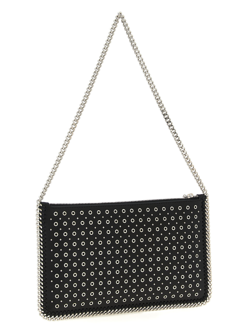 Black Polyester Shoulder Bag