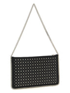 Black Polyester Shoulder Bag