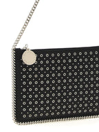 Black Polyester Shoulder Bag