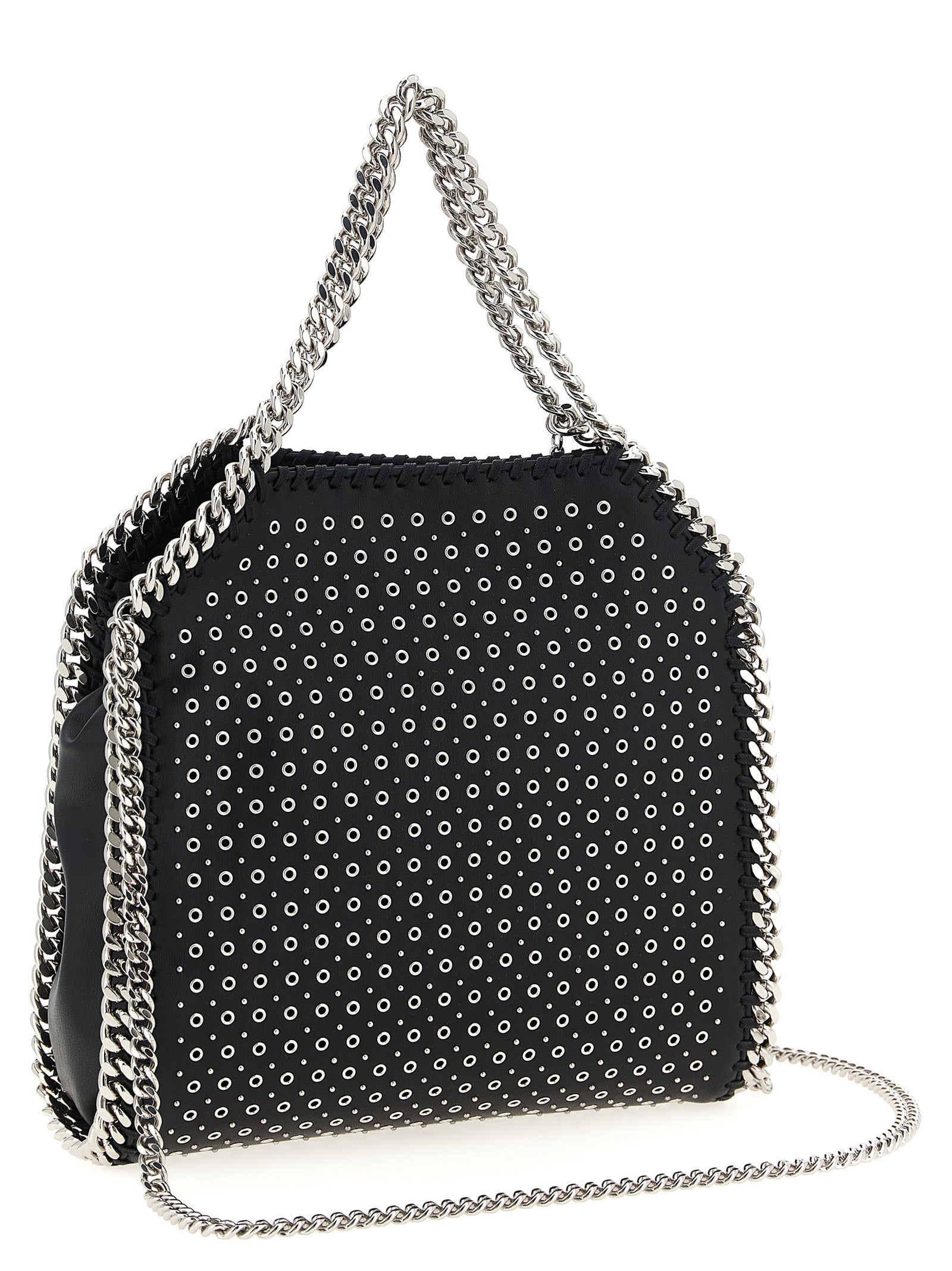 Black Polyester Handbag