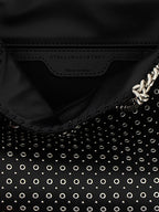 Black Polyester Handbag