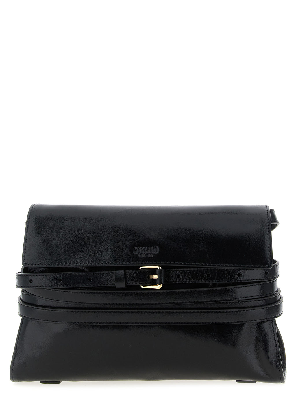 Tie Me Leather Crossbody Bag