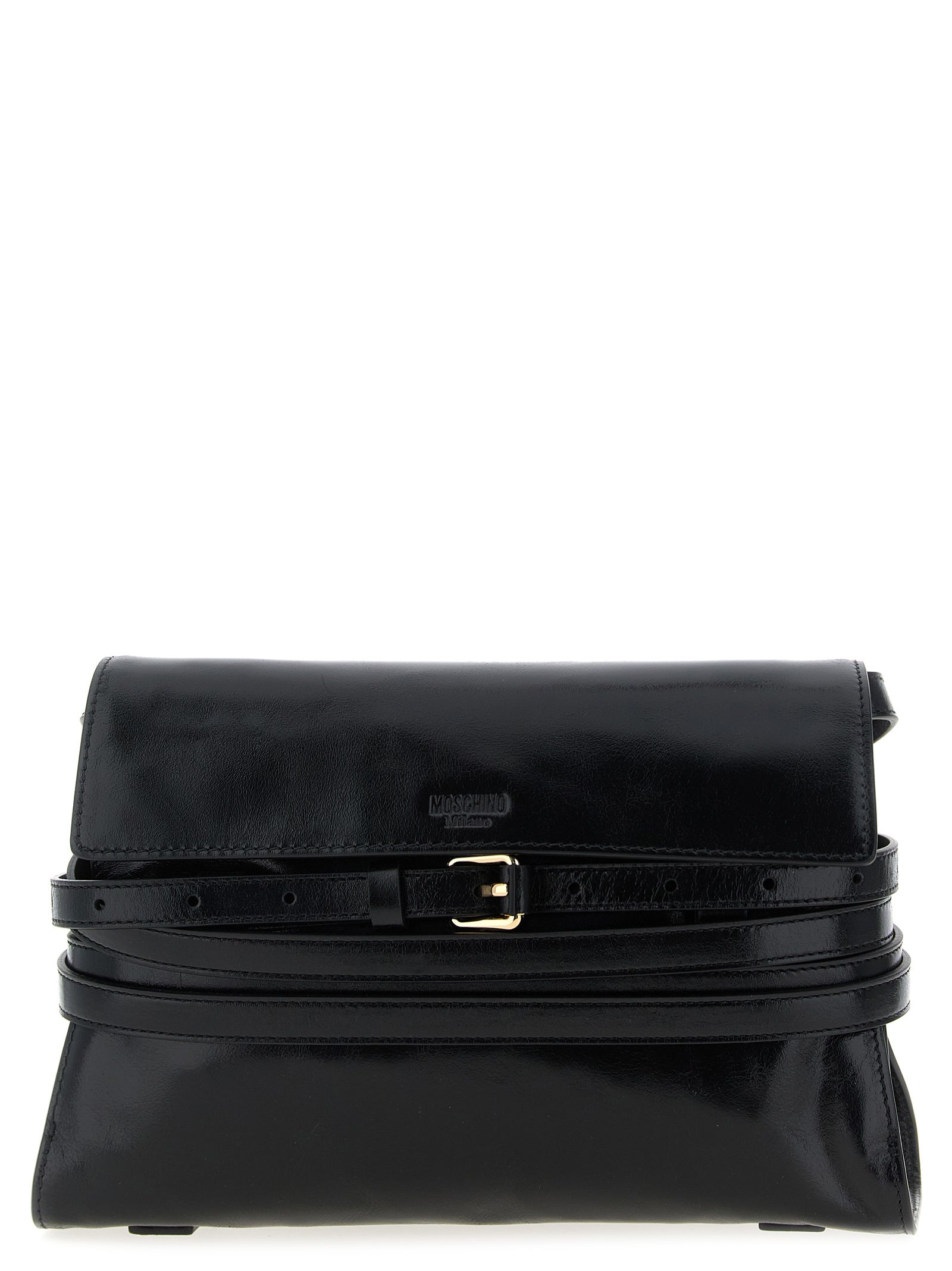 Tie Me Leather Crossbody Bag