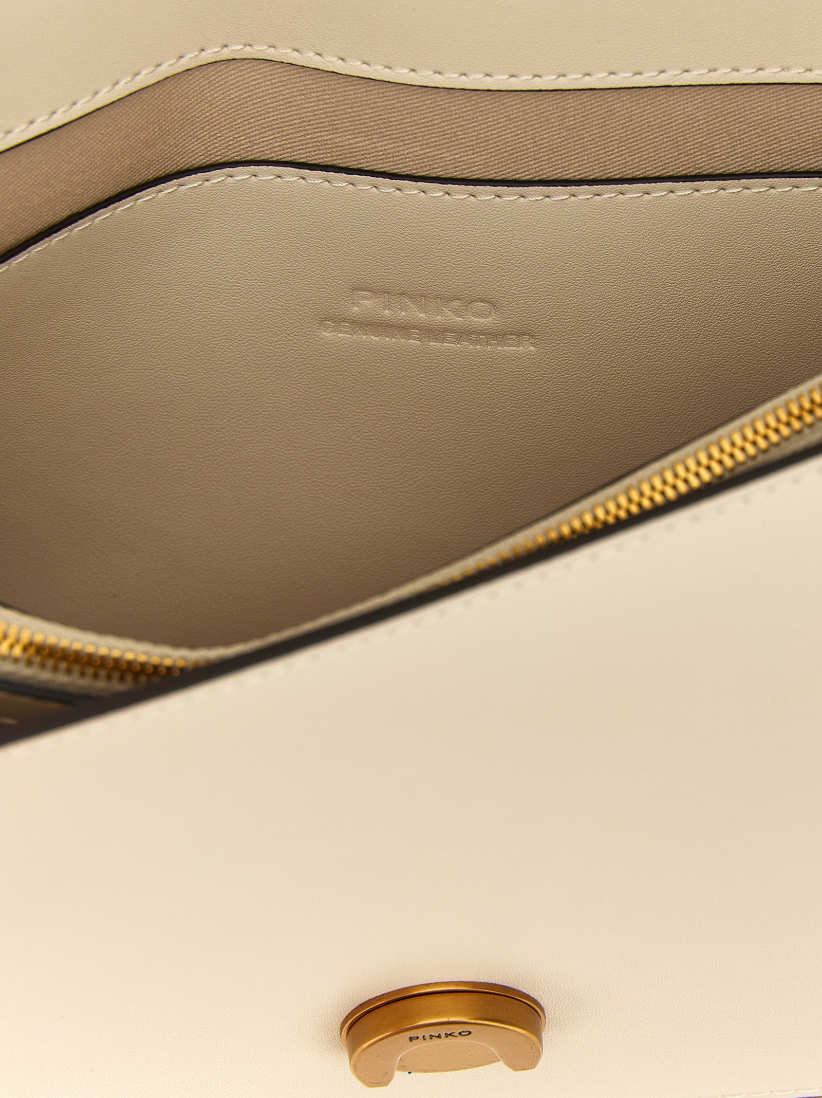 White Goatskin Love One Classic Crossbody Bag