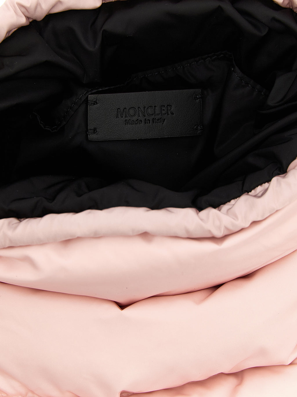 Pink Quilted Nylon Caradoc Bucket Bag