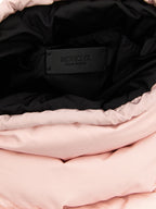 Pink Quilted Nylon Caradoc Bucket Bag