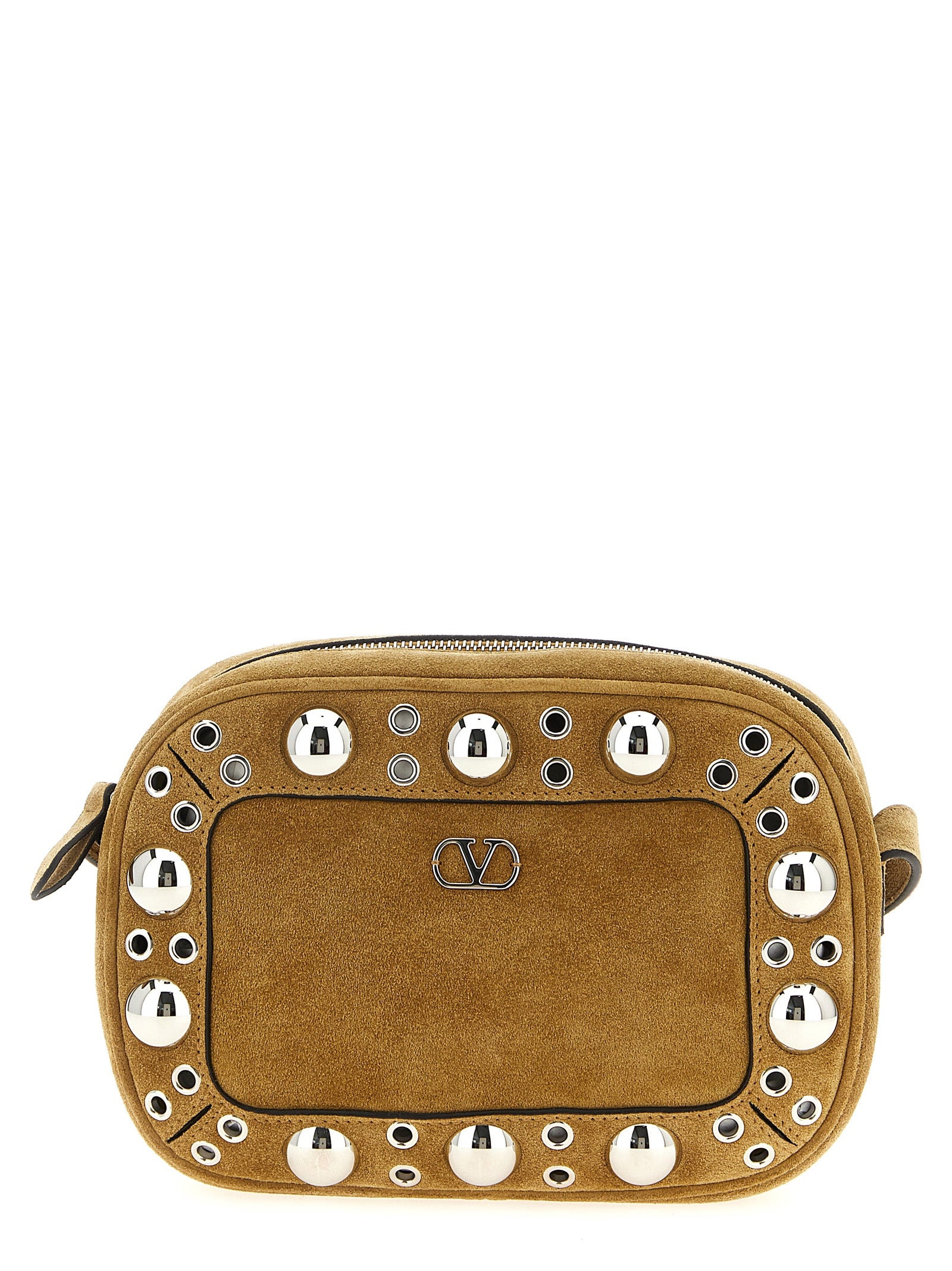 Beige Nellcôte Cowhide Crossbody Bag