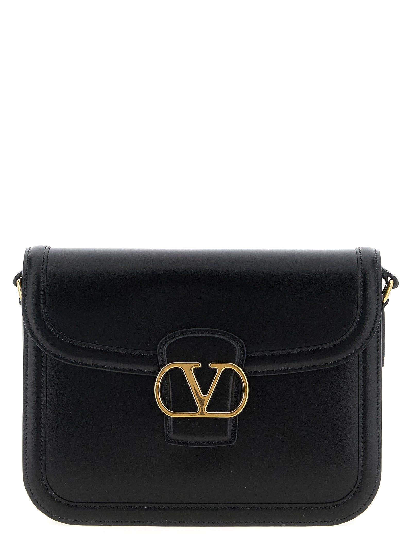 Black Calfskin 9TO5 Shoulder Bag