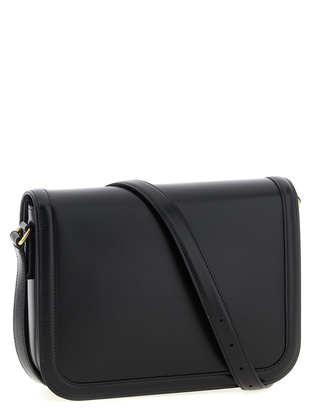 Black Calfskin 9TO5 Shoulder Bag