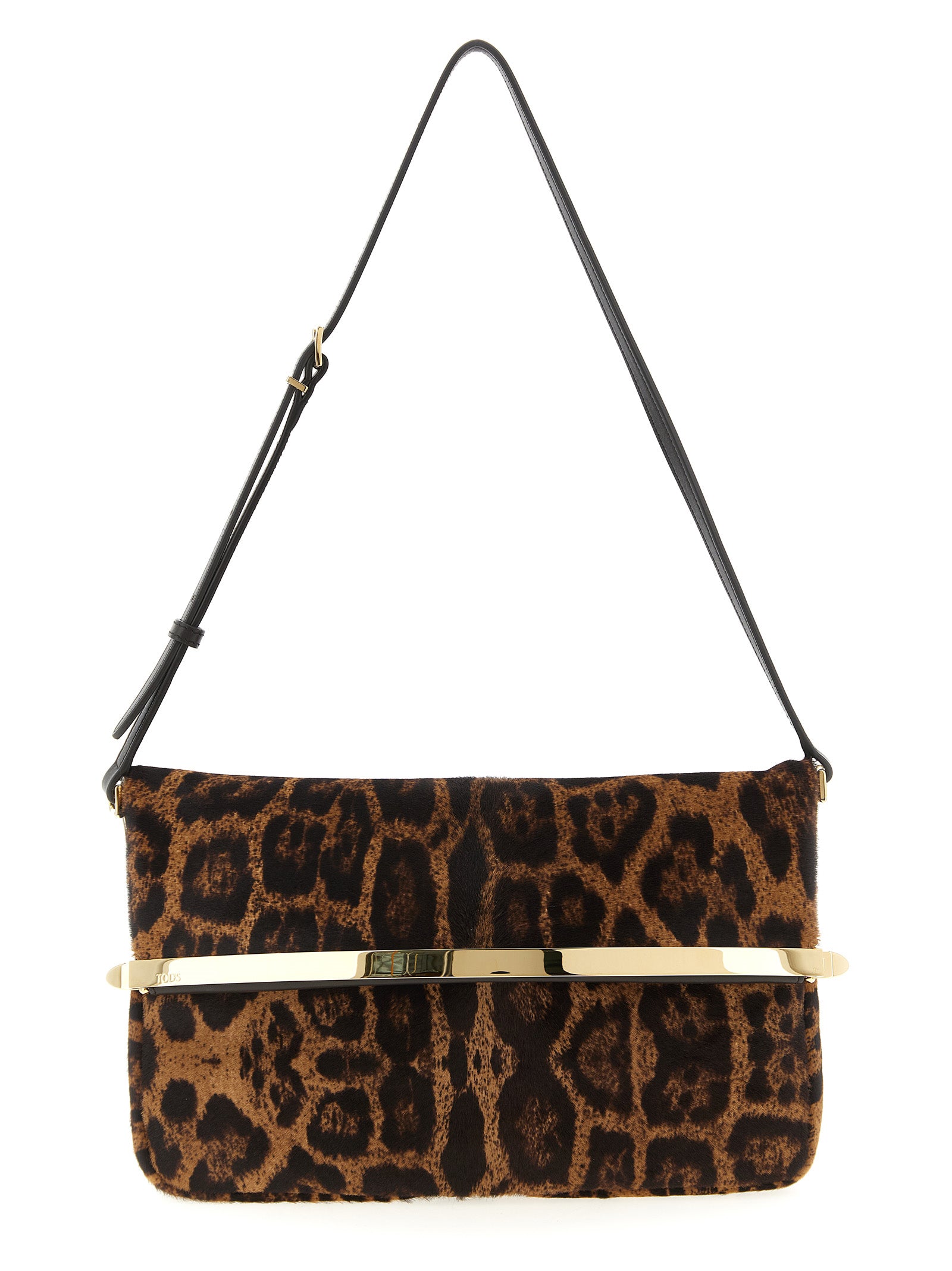 Brown Calfskin Magenta Bag