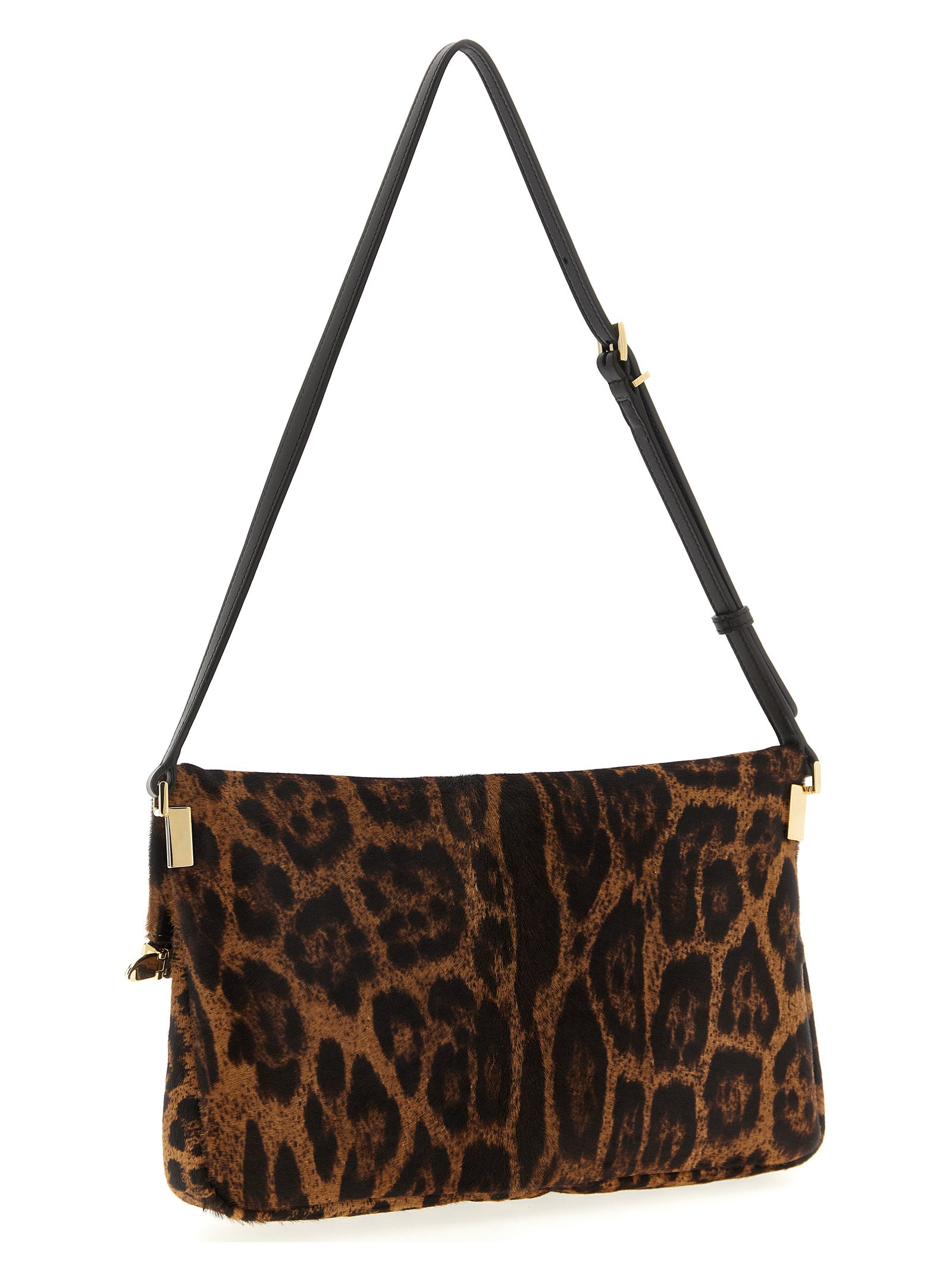 Brown Calfskin Magenta Bag