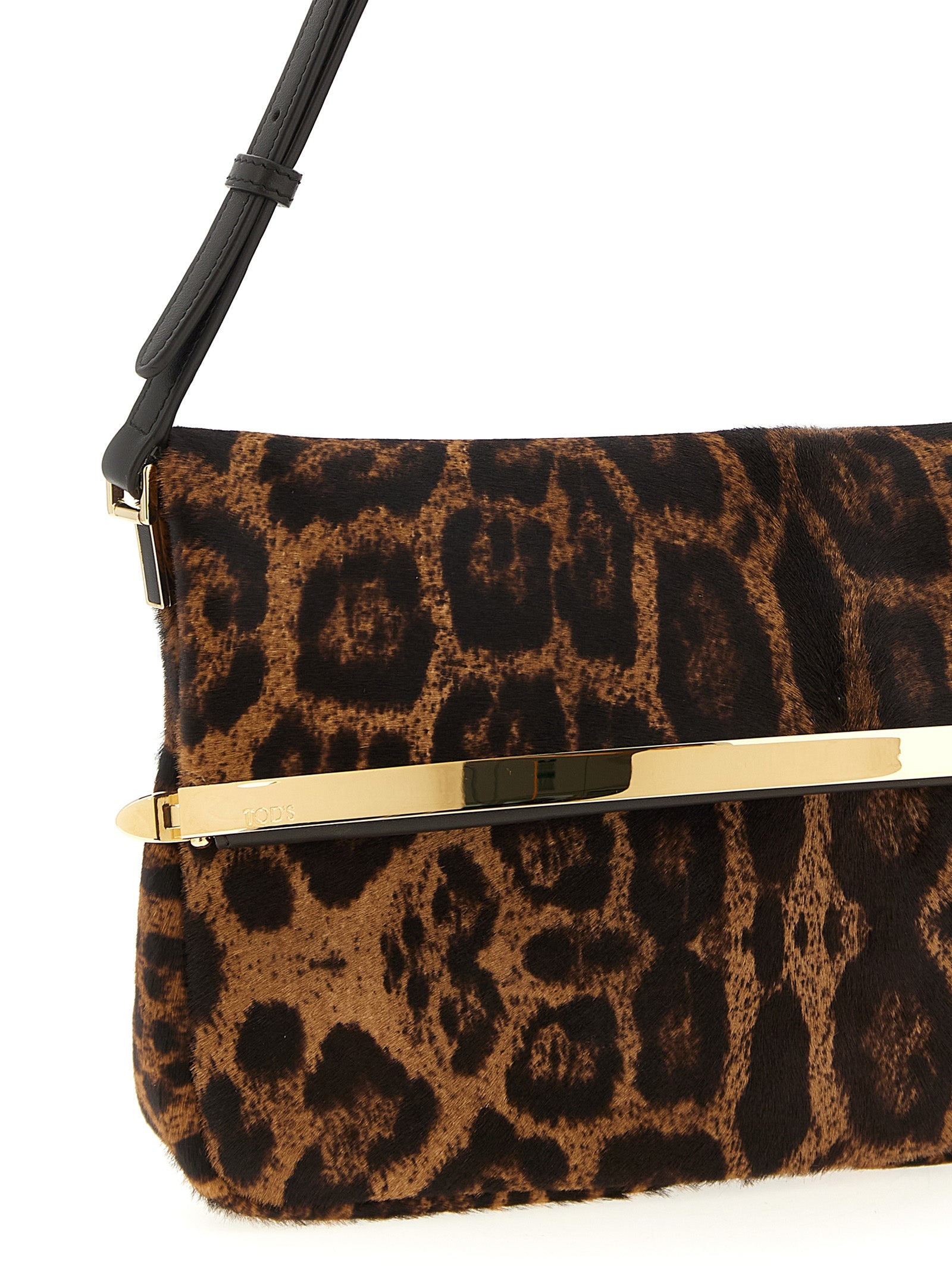 Brown Calfskin Magenta Bag