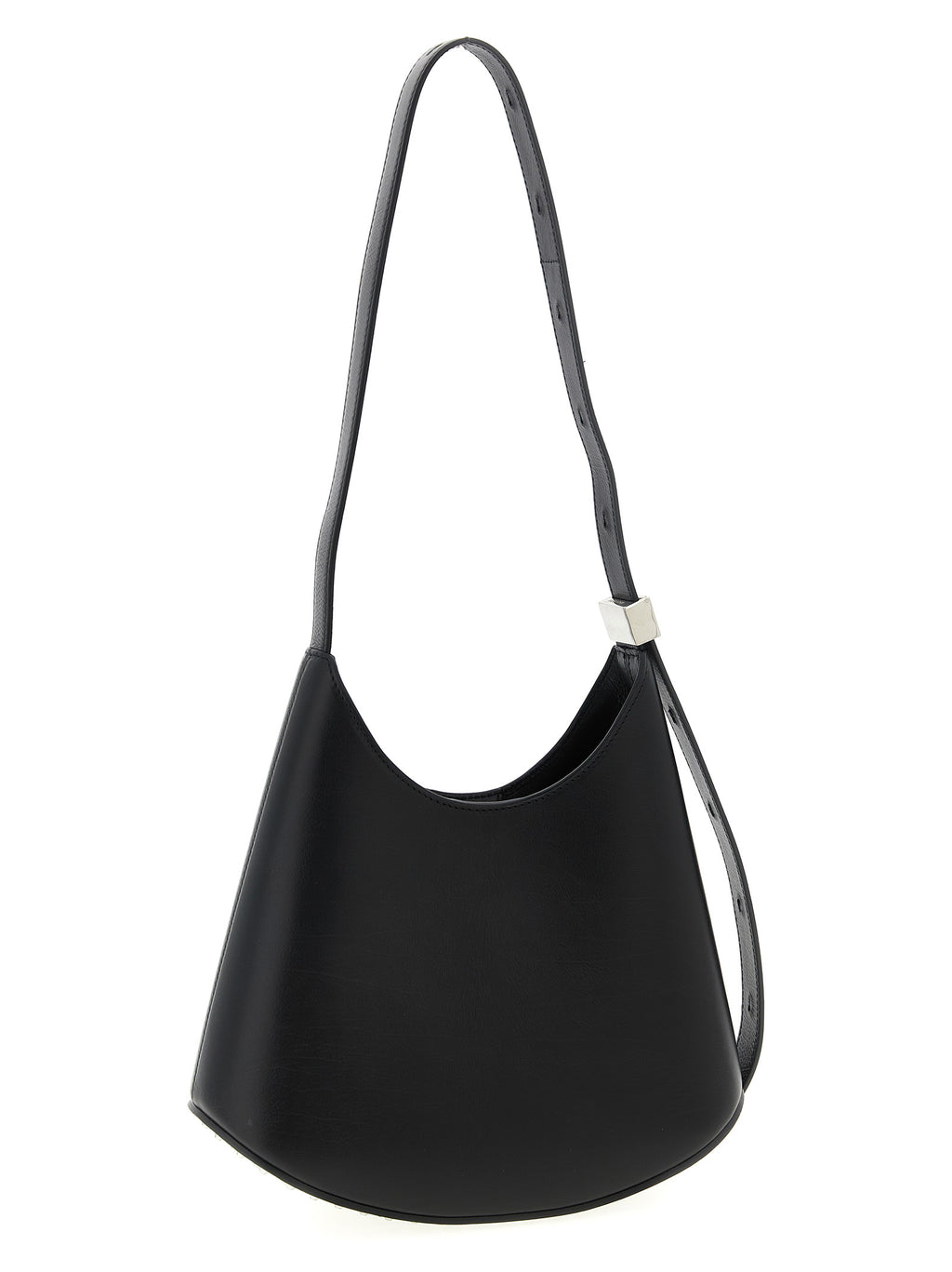 Black Leather Eldorado Shoulder Bag