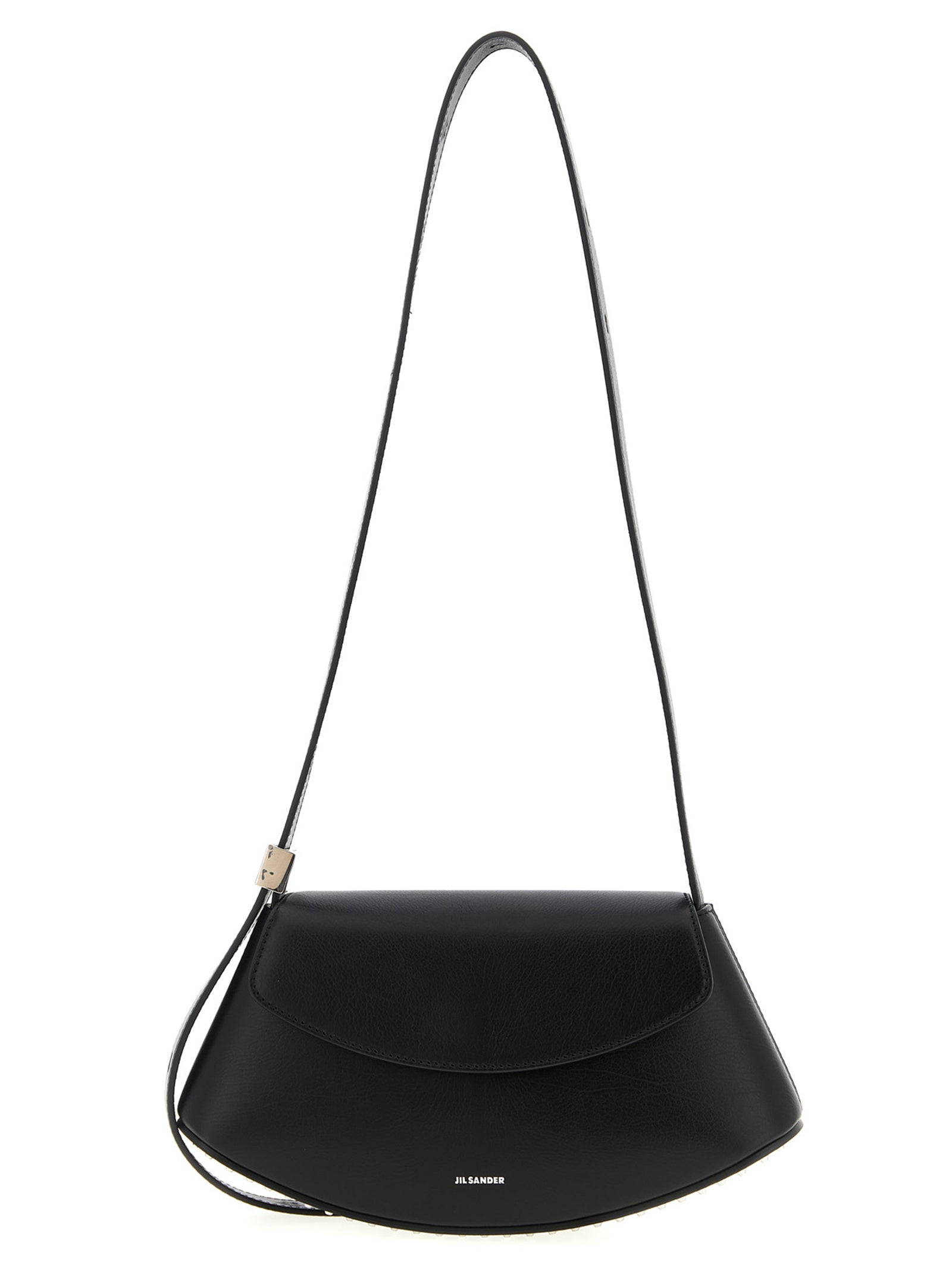 Black Leather Eldorado Crossbody Bag