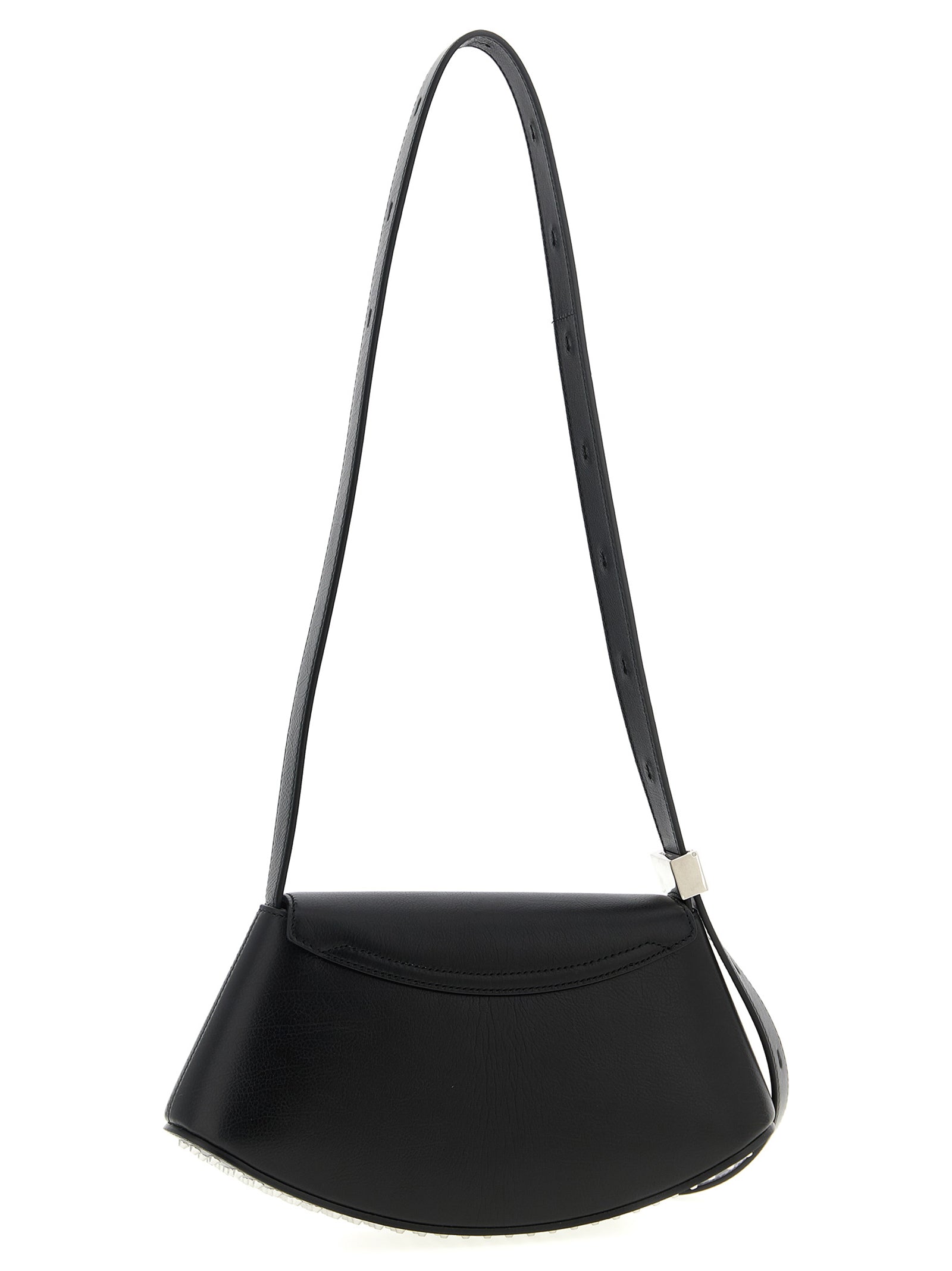 Black Leather Eldorado Crossbody Bag