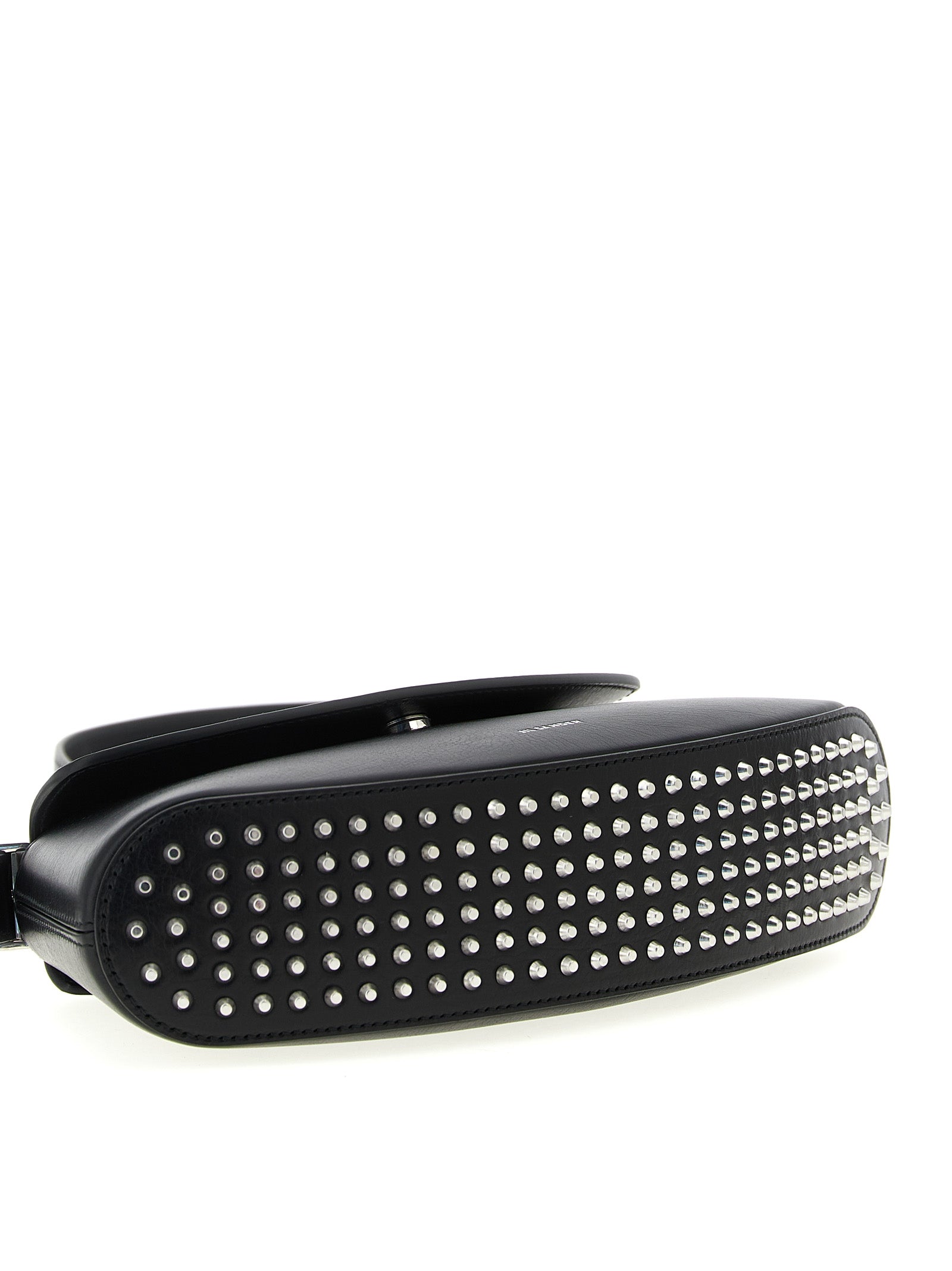 Black Leather Eldorado Crossbody Bag