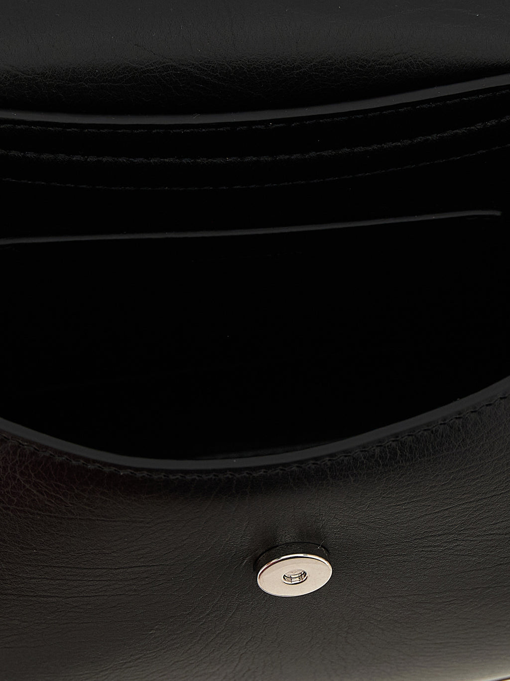 Black Leather Eldorado Crossbody Bag