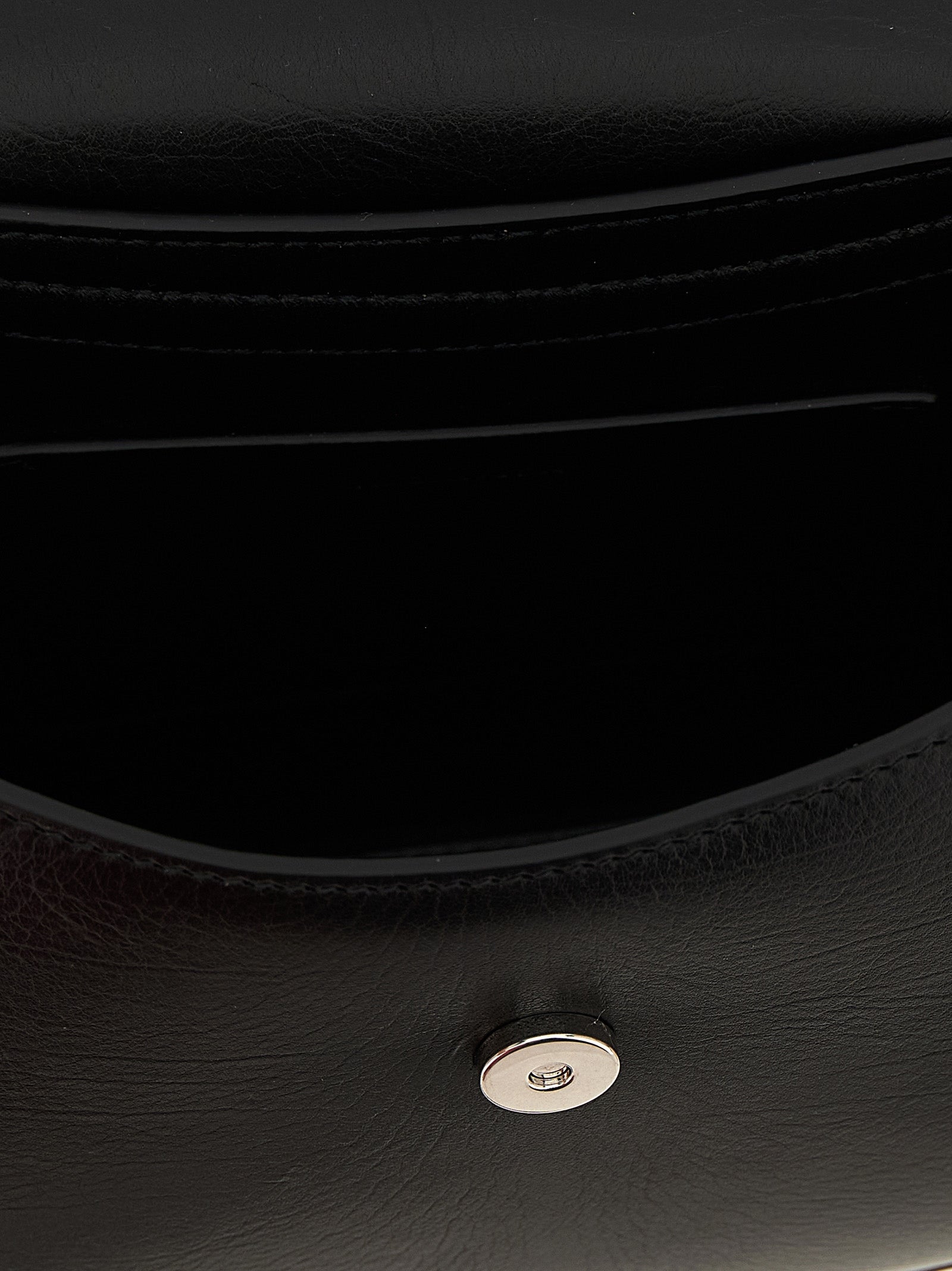 Black Leather Eldorado Crossbody Bag