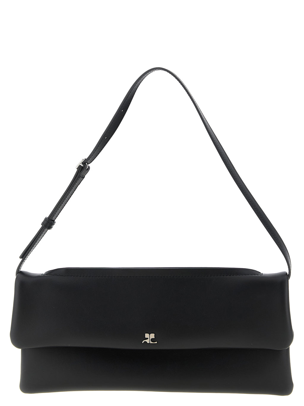 Black Cowhide Wrist Clutch