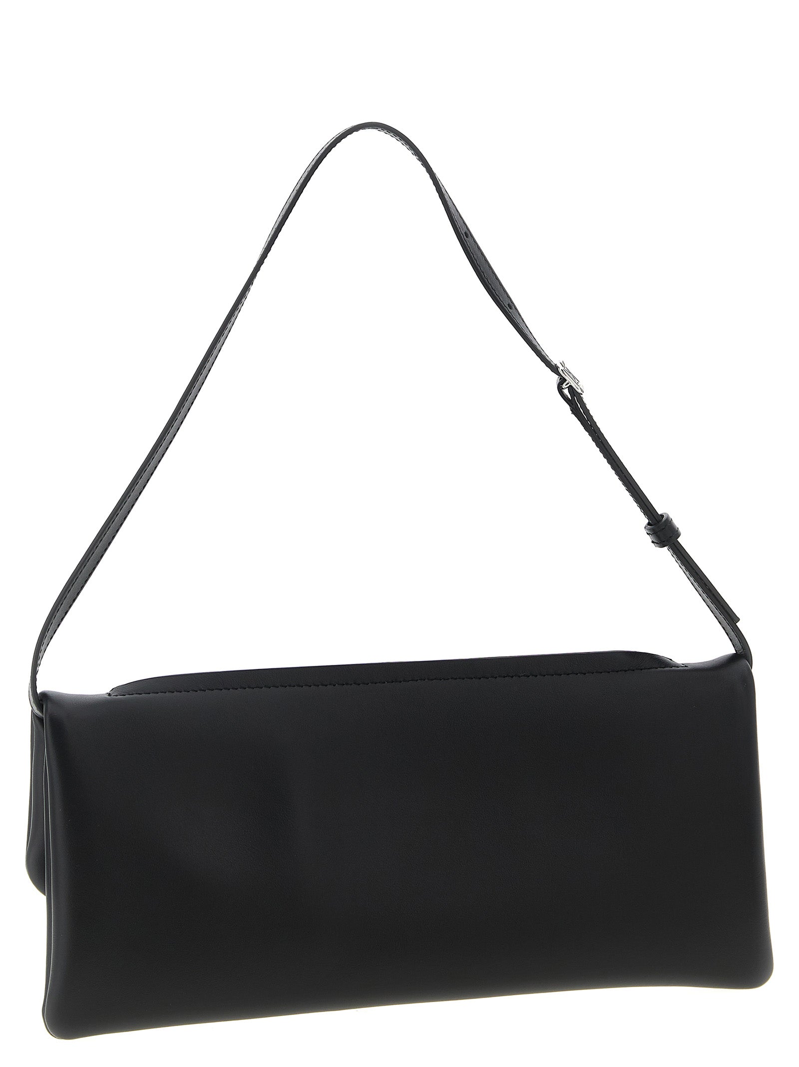 Black Cowhide Wrist Clutch