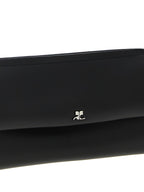 Black Cowhide Wrist Clutch