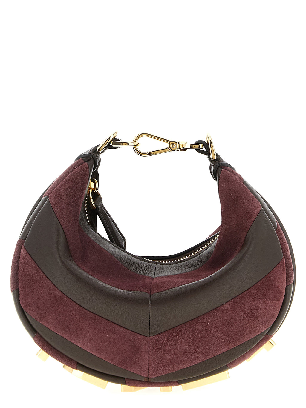 Multicolor Lamb Leather Fendigraphy Mini Bag