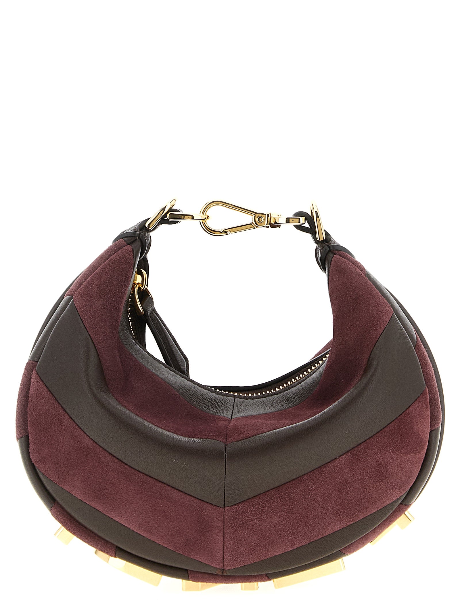 Multicolor Lamb Leather Fendigraphy Mini Bag