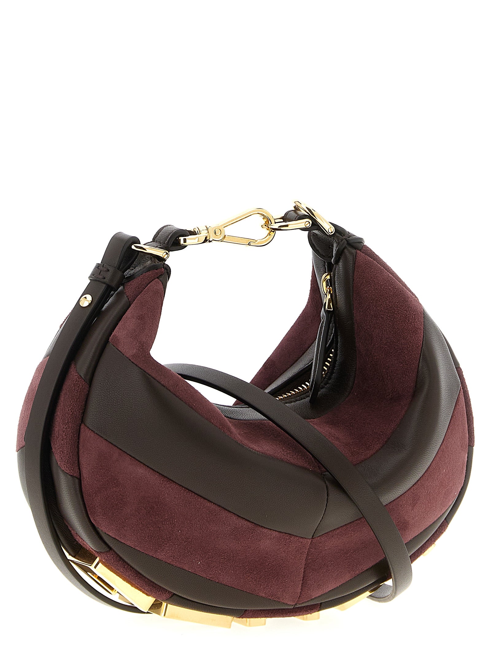 Multicolor Lamb Leather Fendigraphy Mini Bag
