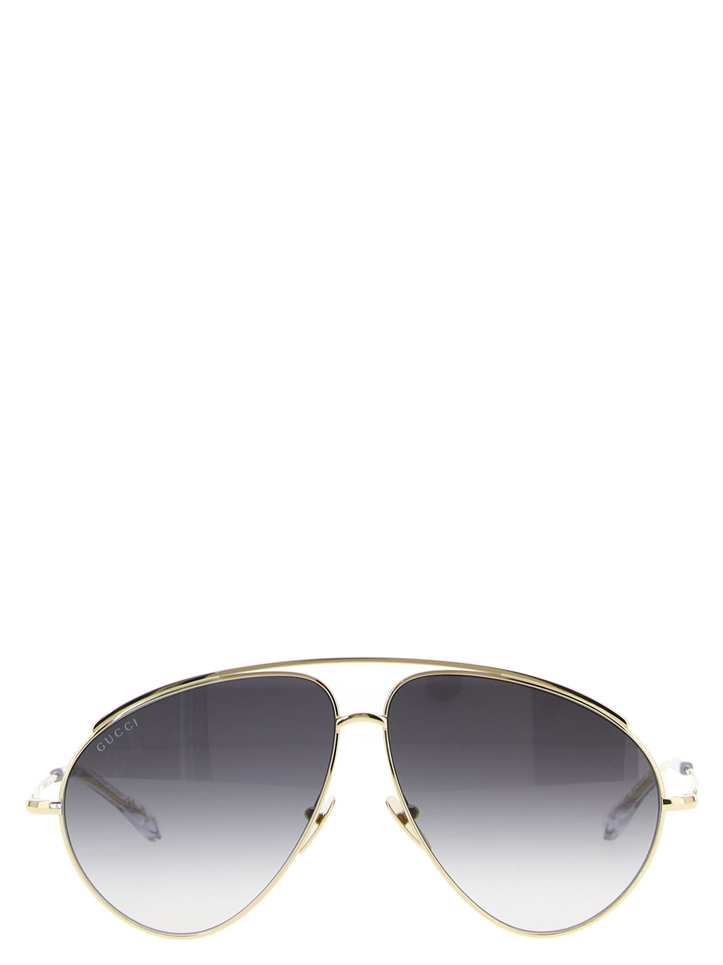 Gold Metal Aviator Sunglasses