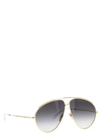 Gold Metal Aviator Sunglasses