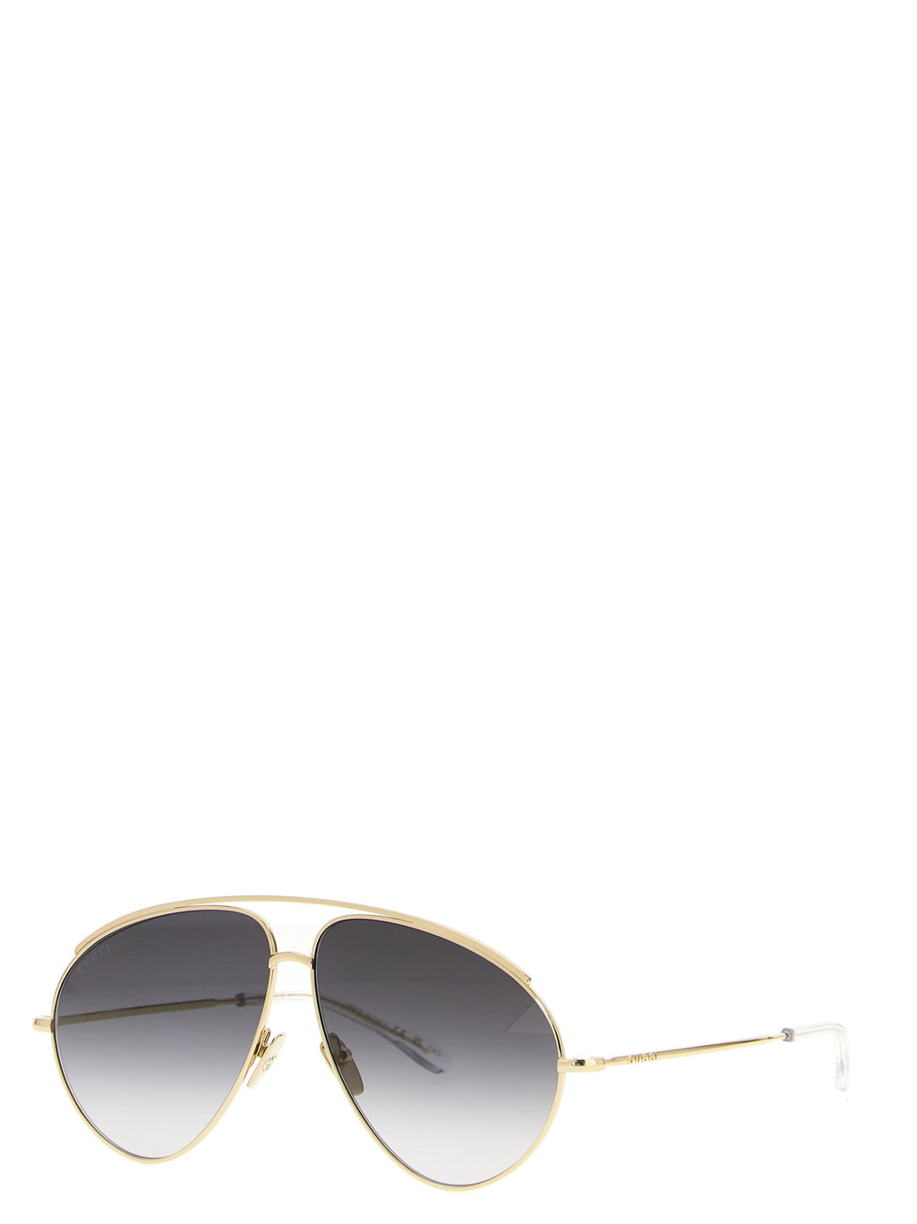 Gold Metal Aviator Sunglasses