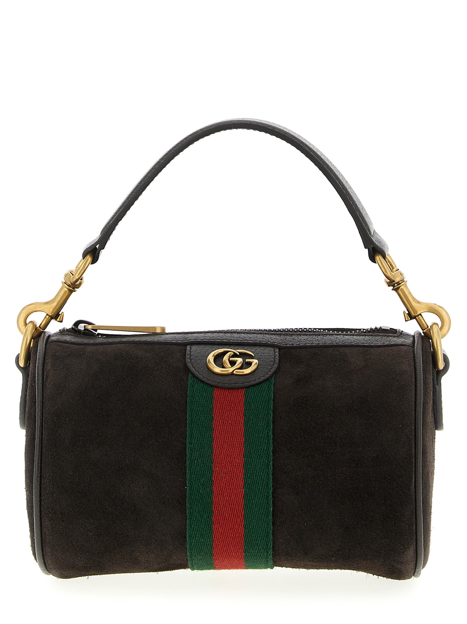 Mini Ophidia Brown Calfskin Handbag