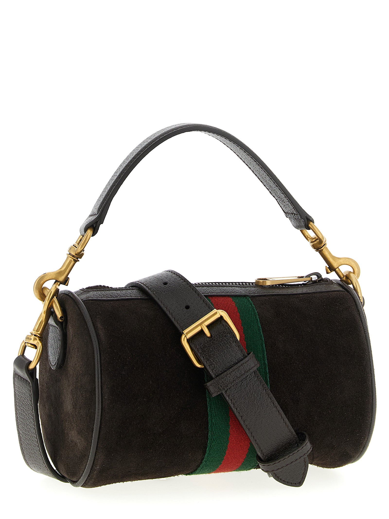 Mini Ophidia Brown Calfskin Handbag