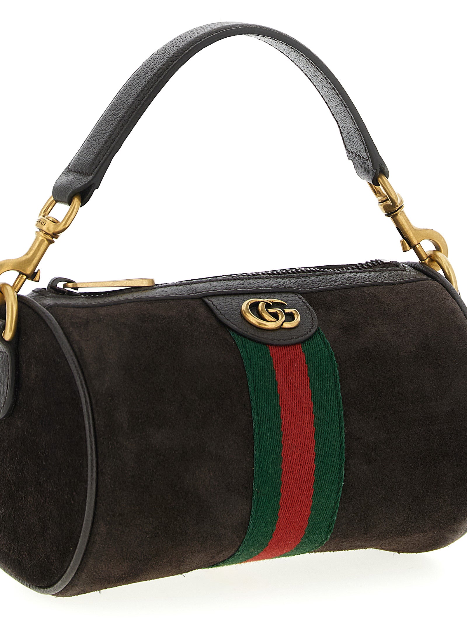Mini Ophidia Brown Calfskin Handbag