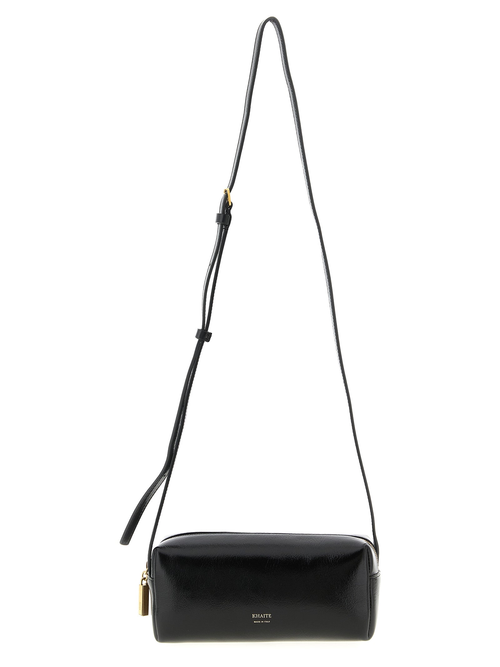 Black Calfskin Kye Mini Crossbody Bag