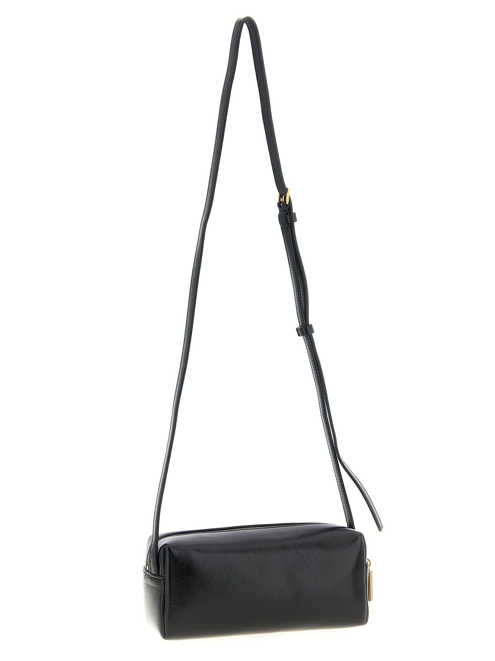 Black Calfskin Kye Mini Crossbody Bag
