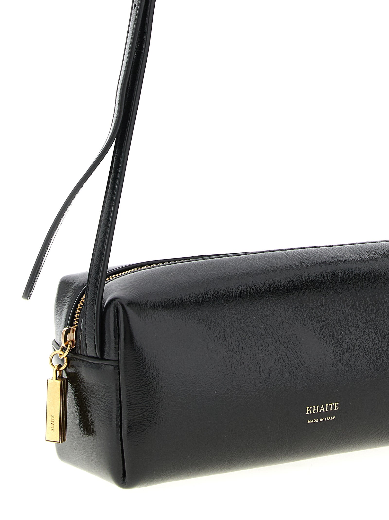 Black Calfskin Kye Mini Crossbody Bag