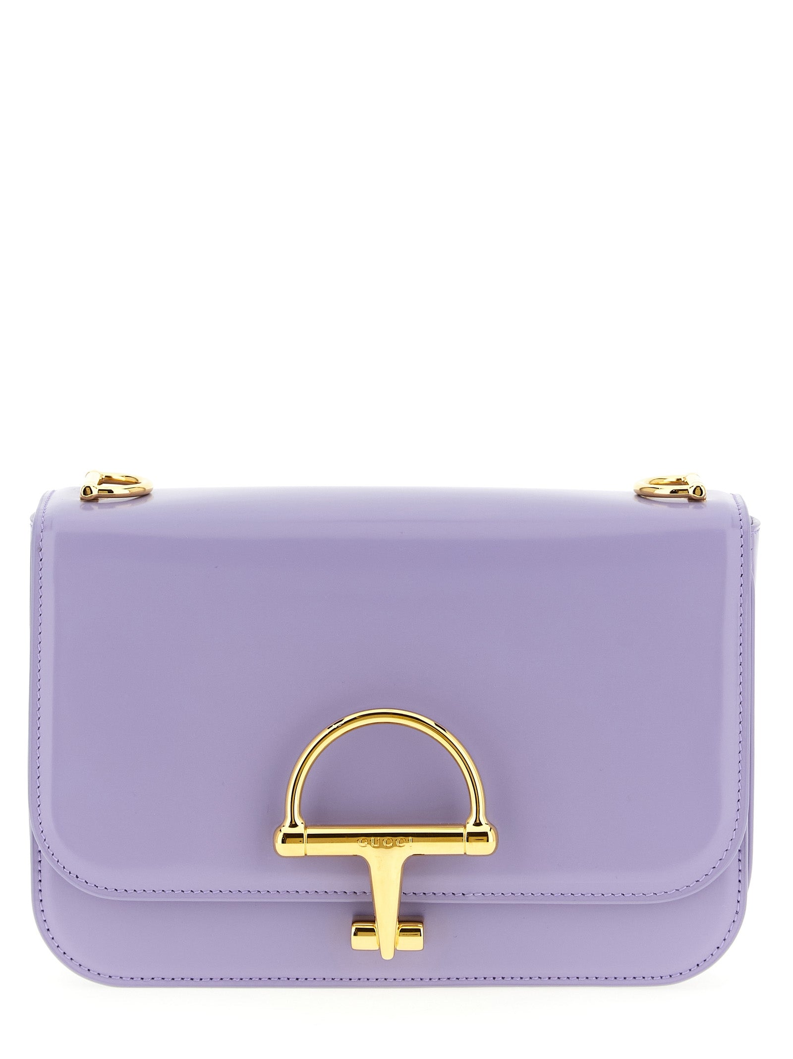 Purple Calfskin Siena Shoulder Bag