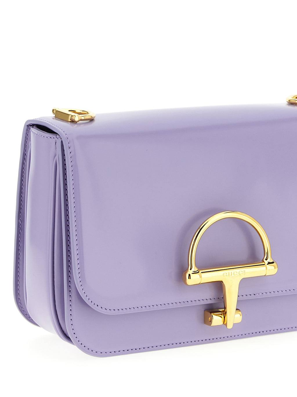 Purple Calfskin Siena Shoulder Bag