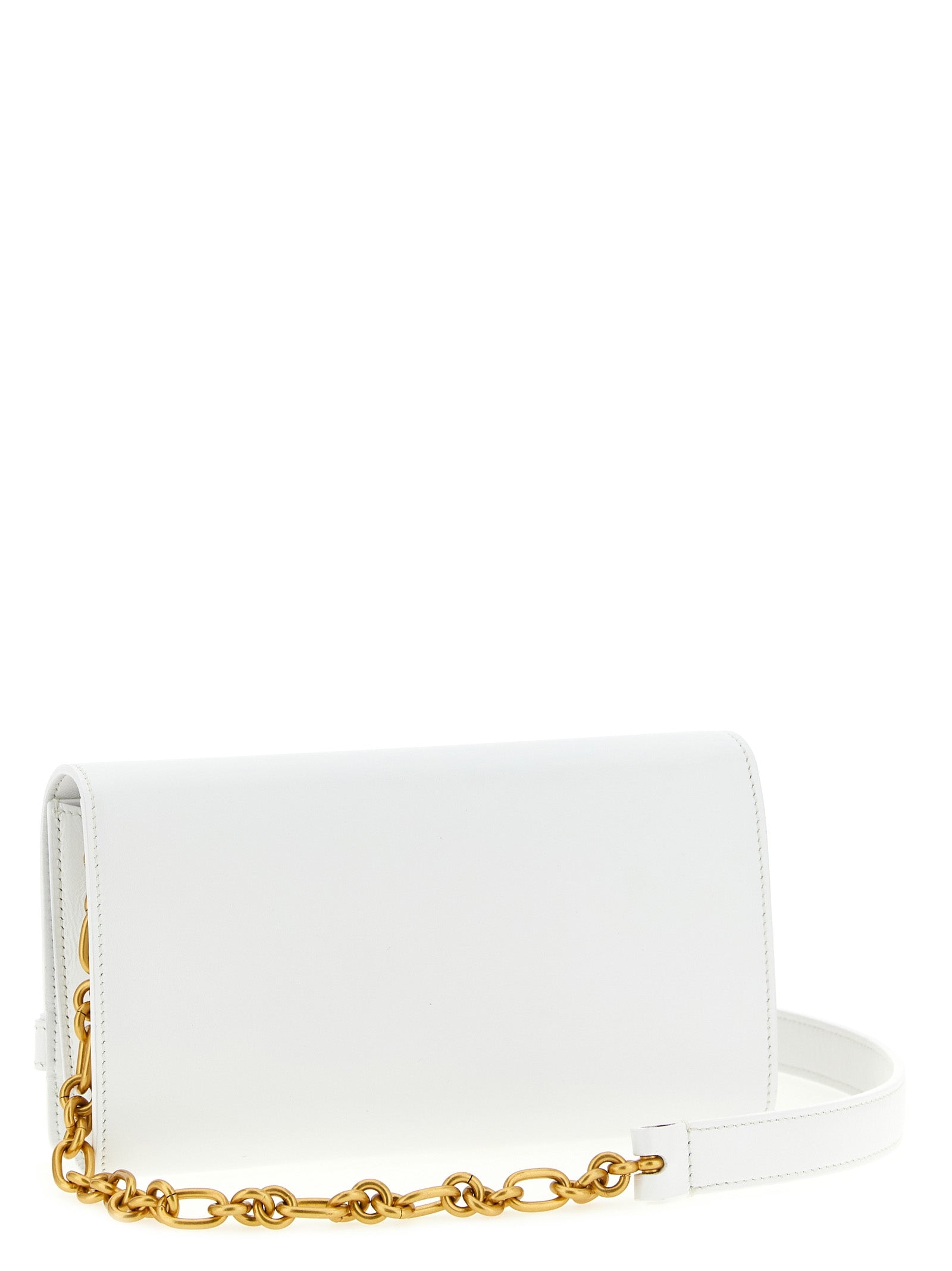 White Calfskin Shuffle Cardholder